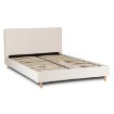 Mebel Elite Кровать 140x200 Kioto, кремовый букле, ME.KIOTO/140/KR/TB/LOZ - Home Club