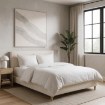 Mebel Elite Кровать 140x200 Kioto, кремовый букле, ME.KIOTO/140/KR/TB/LOZ - Home Club, изображение 2