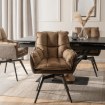 Mebel Elite Вращающееся кресло Isla, коричневое, ME.ISLA/BR/T/CAP/V/CZ/K - Home Club, изображение 3