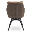 Mebel Elite Вращающееся кресло Isla, коричневое, ME.ISLA/BR/T/CAP/V/CZ/K - Home Club, изображение 8