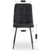 Mebel Elite Стул Peru 2, чёрный, ME.PERU2/CZ/T/K - Home Club, изображение 10