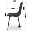 Mebel Elite Стул Peru 2, чёрный, ME.PERU2/CZ/T/K - Home Club, изображение 11