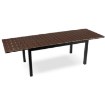 Mebel Elite Садовий стіл Argos 160–260 см, горіх/чорний, ME.ARGOS/160-260/O/CZ/OGR/S - Home Club, зображення 5