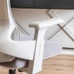 Mebel Elite Вращающееся кресло Caret 2, эргономичное, серого цвета, ME.CARET2/P/T/FO - Home Club, изображение 3
