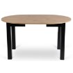 Mebel Elite Стол Harry, раскладной, 102–142 см, дуб Artisan/чёрный, W.HARRY/DA/CZ/S - Home Club, изображение 6