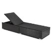Mebel Elite Садовое кресло Largo, чёрный/коричневый, из технороттанга, ME.LARGO/CZ/RT/OGR/LEZ - Home Club, изображение 3