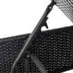 Mebel Elite Садовое кресло Largo, чёрный/коричневый, из технороттанга, ME.LARGO/CZ/RT/OGR/LEZ - Home Club, изображение 7