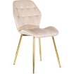 Mebel Elite Стул Lucky кремового цвета из велюра, ME.LUCKY/KR/ZL/V/K - Home Club