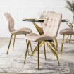 Mebel Elite Стул Lucky кремового цвета из велюра, ME.LUCKY/KR/ZL/V/K - Home Club, изображение 4