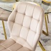 Mebel Elite Стул Lucky кремового цвета из велюра, ME.LUCKY/KR/ZL/V/K - Home Club, изображение 5