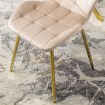 Mebel Elite Стул Lucky кремового цвета из велюра, ME.LUCKY/KR/ZL/V/K - Home Club, изображение 7