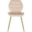 Mebel Elite Стул Lucky кремового цвета из велюра, ME.LUCKY/KR/ZL/V/K - Home Club, изображение 8