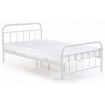 Mebel Elite Металлическая кровать Pablo 120x200, белого цвета, ME.PABLO/120/B/LOZ - Home Club