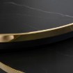 Mebel Elite Набор столиков Aron «Черный мрамор/Золотой», ME.ARON/CZ/ZL/L - Home Club, изображение 5
