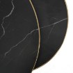 Mebel Elite Набор столиков Aron «Черный мрамор/Золотой», ME.ARON/CZ/ZL/L - Home Club, изображение 6