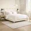 Mebel Elite Ліжко 180x200 Izmir, кремове, з тканини букле, ME.IZMIR/180/KR/TB/LOZ - Home Club, зображення 2