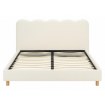 Mebel Elite Ліжко 180x200 Izmir, кремове, з тканини букле, ME.IZMIR/180/KR/TB/LOZ - Home Club, зображення 4