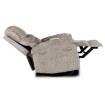 Mebel Elite Розкладне масажне крісло Bruce з функцією гойдання, бежеве, велюрове, ME.BRUCE/BZ/V/FW - Home Club, зображення 8