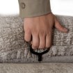 Mebel Elite Розкладне масажне крісло Bruce з функцією гойдання, бежеве, велюрове, ME.BRUCE/BZ/V/FW - Home Club, зображення 12