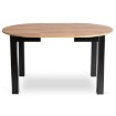 Mebel Elite Комплект: стіл Harry 102–142 см, дуб Craft/чорний, та 4 стільці Robin 2, чорні, W.HARRY/DC/CZ/S/ROBIN2/CZ/T/Z4/K - Home Club, зображення 10