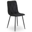 Mebel Elite Комплект: стіл Harry 102–142 см, дуб Craft/чорний, та 4 стільці Robin 2, чорні, W.HARRY/DC/CZ/S/ROBIN2/CZ/T/Z4/K - Home Club, зображення 11