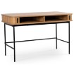 Mebel Elite Письменный стол Trish 120 см с рифленой поверхностью, дуб, ME.TRISH/D/B120 - Home Club, изображение 3