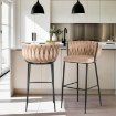 Mebel Elite Стул Flores, бежевый, велюровый, ME.FLORES/BZ/CZ/V/H - Home Club, изображение 2