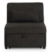 Mebel Elite Раскладной кресло Iberis 80 см для сна, чёрный, ME.IBERIS/CZ/T/FW80 - Home Club, изображение 3