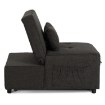 Mebel Elite Раскладной кресло Iberis 80 см для сна, чёрный, ME.IBERIS/CZ/T/FW80 - Home Club, изображение 4