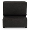 Mebel Elite Раскладной кресло Iberis 80 см для сна, чёрный, ME.IBERIS/CZ/T/FW80 - Home Club, изображение 8