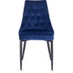Mebel Elite Стілець Cork, темно-синій, велюровий, ME.CORK/GR/V/K - Home Club, зображення 3