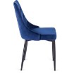 Mebel Elite Стілець Cork, темно-синій, велюровий, ME.CORK/GR/V/K - Home Club, зображення 4