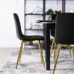 Mebel Elite Стул York, черный, велюровый, ME.YORK/CZ/ZL/V/K - Home Club, изображение 4