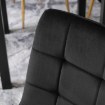Mebel Elite Стул York, черный, велюровый, ME.YORK/CZ/ZL/V/K - Home Club, изображение 6