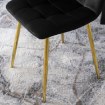 Mebel Elite Стул York, черный, велюровый, ME.YORK/CZ/ZL/V/K - Home Club, изображение 7