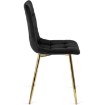Mebel Elite Стул York, черный, велюровый, ME.YORK/CZ/ZL/V/K - Home Club, изображение 9