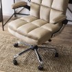 Mebel Elite Вращающееся кресло London, бежевое, велюровое, ME.LONDON/BZ/V/FO - Home Club, изображение 5