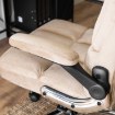 Mebel Elite Вращающееся кресло London, бежевое, велюровое, ME.LONDON/BZ/V/FO - Home Club, изображение 6