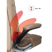 Mebel Elite Вращающееся кресло London, бежевое, велюровое, ME.LONDON/BZ/V/FO - Home Club, изображение 15