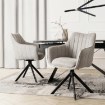 Mebel Elite Обертове крісло Mumbai, сіре, ME.MUMBAI/JP/T/K - Home Club, зображення 2