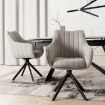 Mebel Elite Обертове крісло Mumbai, сіре, ME.MUMBAI/JP/T/K - Home Club, зображення 3