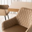 Mebel Elite Стул Bresso, бежевый, велюровый, ME.BRESSO/BZ/CZ/V/K - Home Club, изображение 4