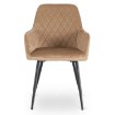 Mebel Elite Стул Bresso, бежевый, велюровый, ME.BRESSO/BZ/CZ/V/K - Home Club, изображение 6