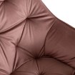 Mebel Elite Вращающееся кресло Konor, розовое, велюровое, ME.KONOR/R/ZL/V/FO - Home Club, изображение 8