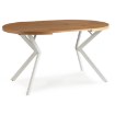 Mebel Elite Стіл Lugo, розкладний, 90–190 см, дуб золотистий/білий, ME.LUGO/DZ/B/S - Home Club, зображення 7