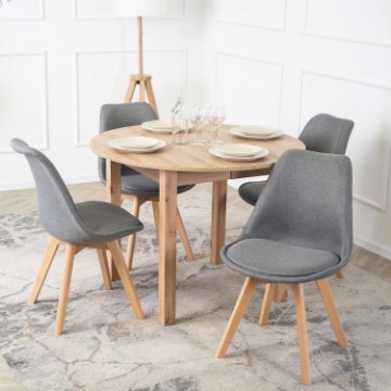 Mebel Elite Стілець Nevel, сірий, ME.NEVEL/P/D/T/K - Home Club
