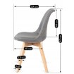 Mebel Elite Стул Nevel, серый, ME.NEVEL/P/D/T/K - Home Club, изображение 11