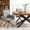 Mebel Elite Вращающееся кресло Paul, серого цвета, ME.PAUL/P/CZ/T/K - Home Club, изображение 2