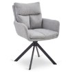 Mebel Elite Вращающееся кресло Paul, серого цвета, ME.PAUL/P/CZ/T/K - Home Club, изображение 3