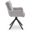 Mebel Elite Вращающееся кресло Paul, серого цвета, ME.PAUL/P/CZ/T/K - Home Club, изображение 5